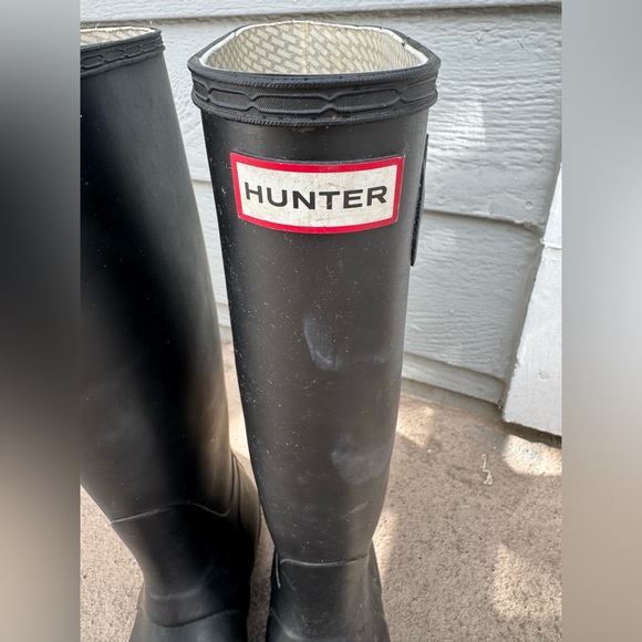 Black Hunter Women's Original Tall Rain Boots - Picture 5 of 8
